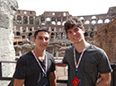 04 25 Josh and Nicholas in the Colosseum