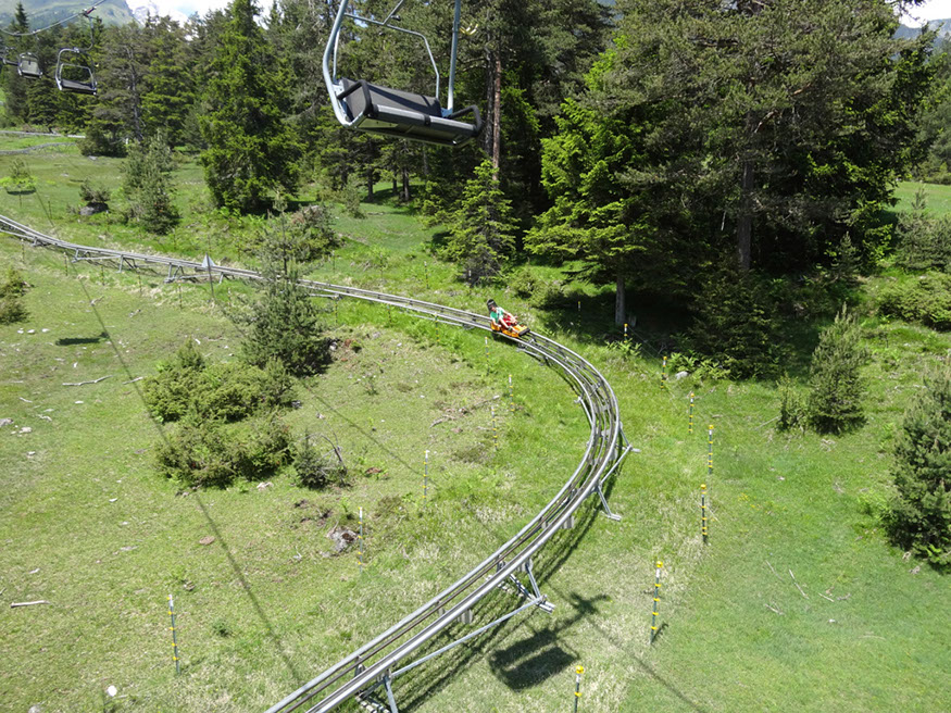 B 134 Alpine Coaster with NO BRAKES!