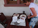 E 10 Linda prepares Black Forest Cherry Cake