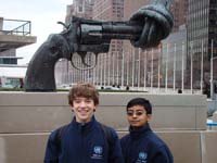 19. The Knotted Gun is a gift to the UN from Luxembourg