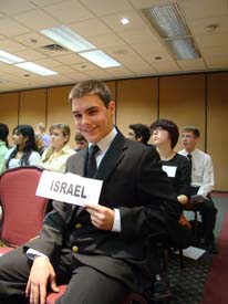 15. Matias Stanham represents Israel in XXX committee