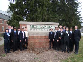 26. Belen MUN Delegation at MSUMUN in March 2010