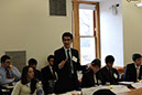 26 Senior, Michael Fuentes, demonstrates  his passion