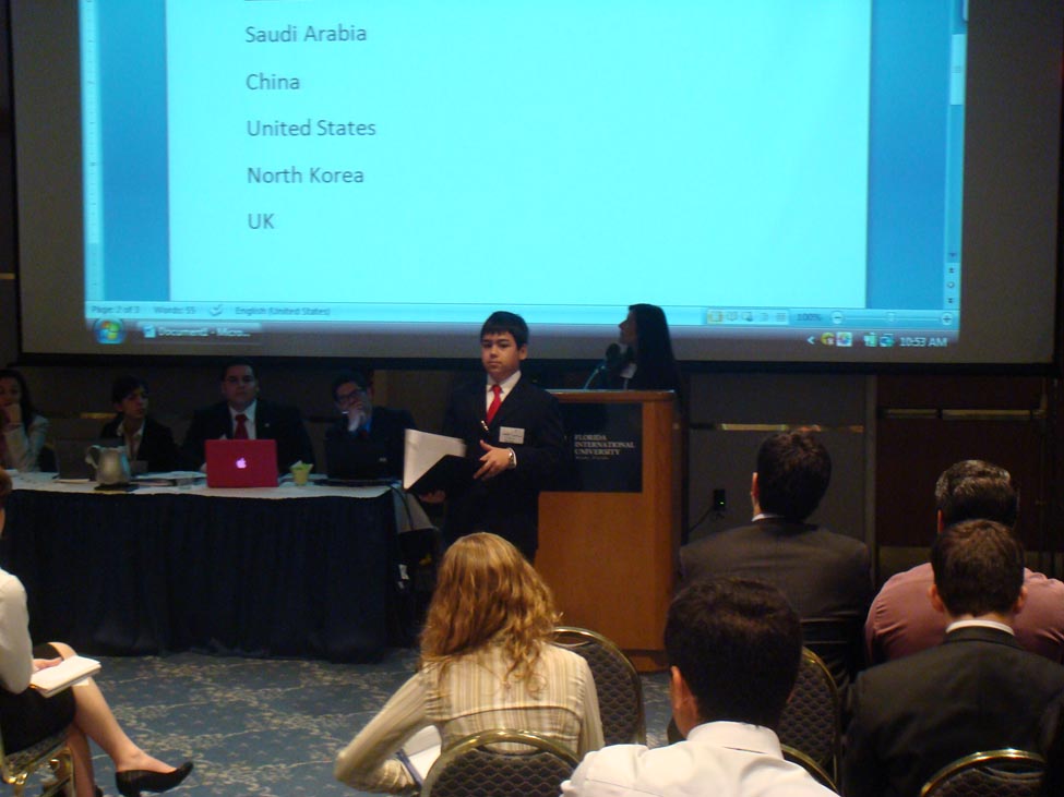 31 George Cortina represents China in ECOSOC