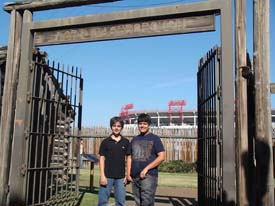 33. Andres Rivas and Alexander Errazquin at Ft. Nashborough