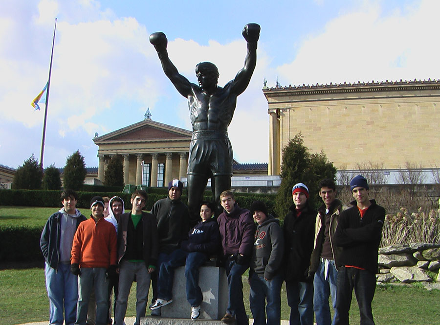 31. Rocky statue at Philadelphia Museum of Art