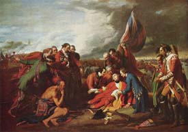 52 The Death of General Wolfe  at The Plains of Abraham Battle 1759